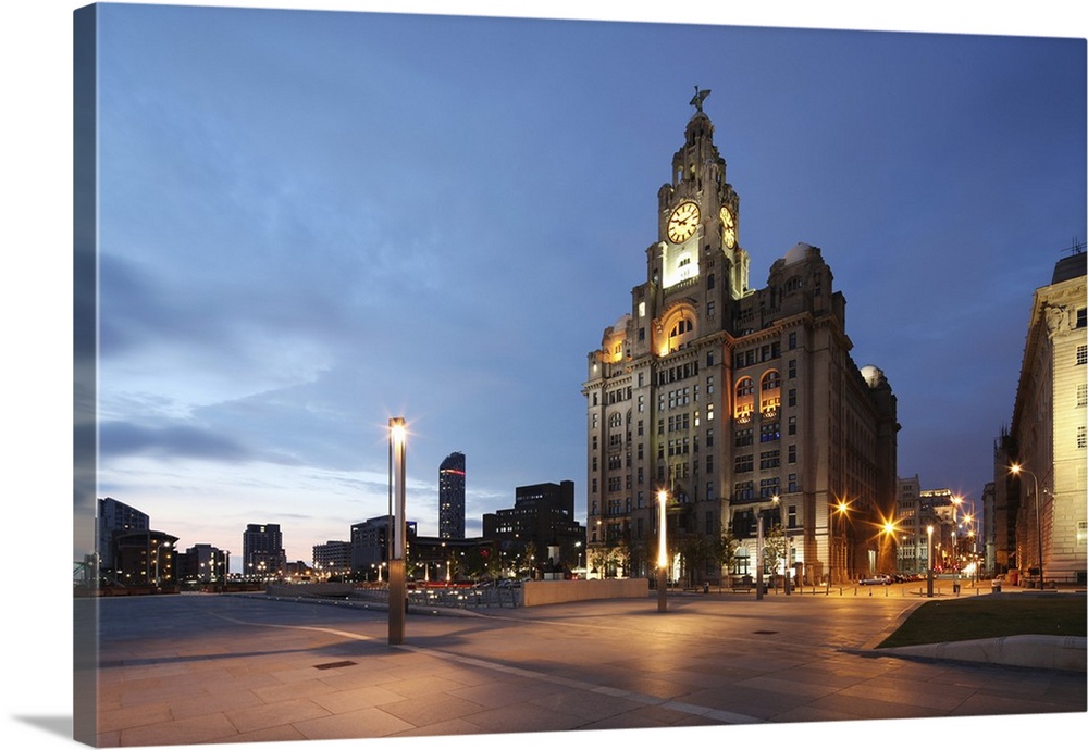 The Royal Liver Building is a Grade I listed building located in Liverpool, England. It is sited at the Pier Head and alon...