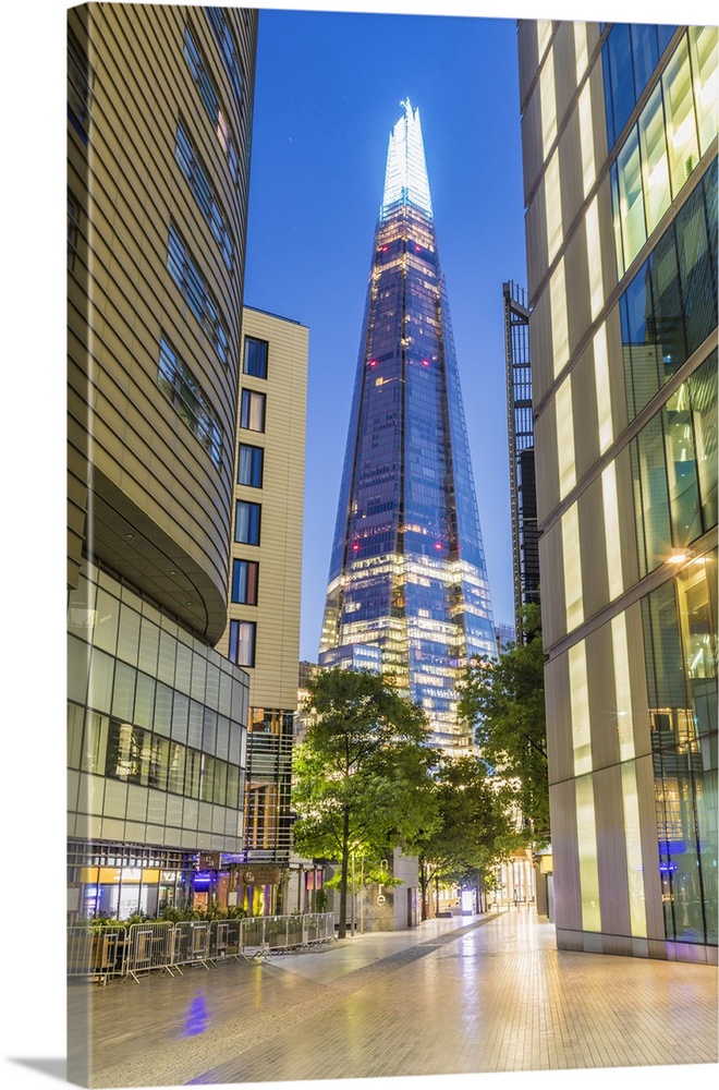 The Shard at night, London, England, UK