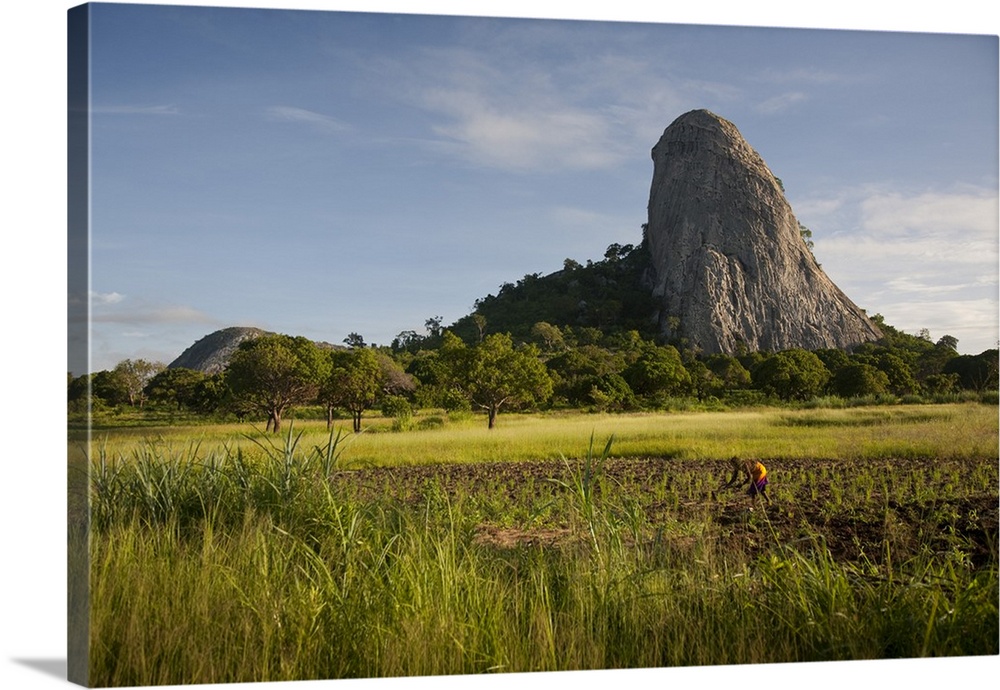 Mozambique, near Nampula. The stunning landscape of Northern Mozambique early in the morning.