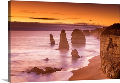 The Twelve Apostles At Sunset, Great Ocean Road, Australia