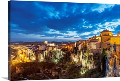 The Walled Town Of Cuenca, A UNESCO World Heritage Site, Castilla La Mancha, Spain