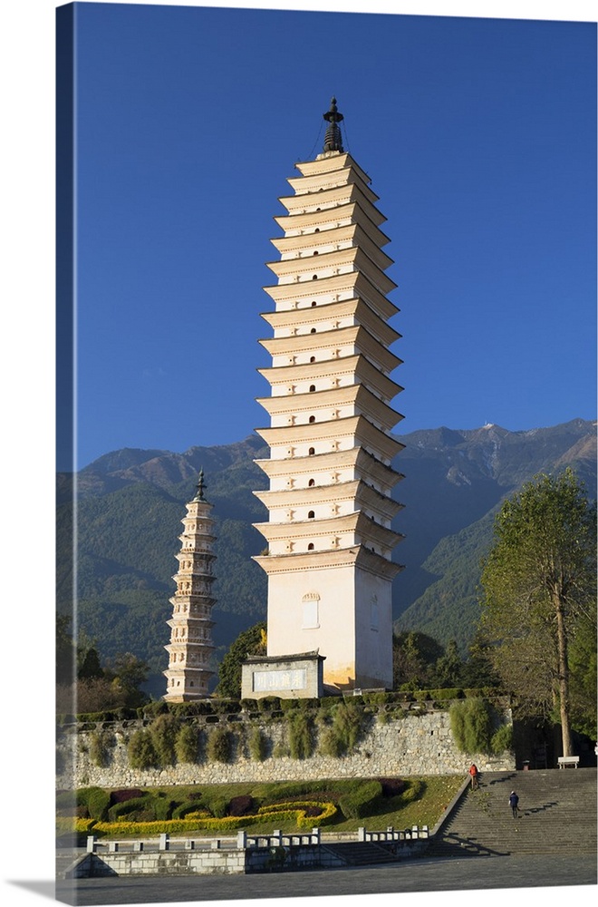 Three Pagodas, Dali, Yunnan, China.