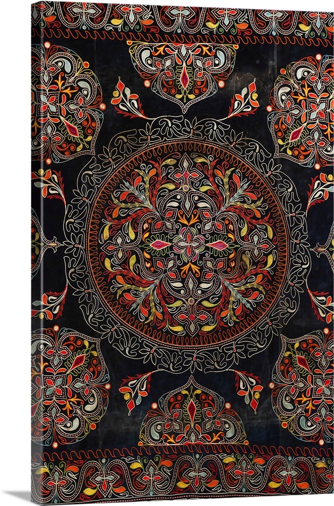 Traditional Azerbaijani carpet, Azerbaijan National Carpet Museum, Baku, Azerbaijan.