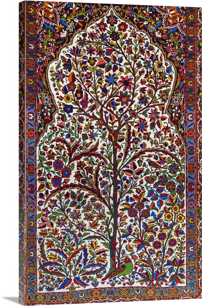 Traditional Persian carpet, Carpet Museum of Iran,Tehran, Iran.