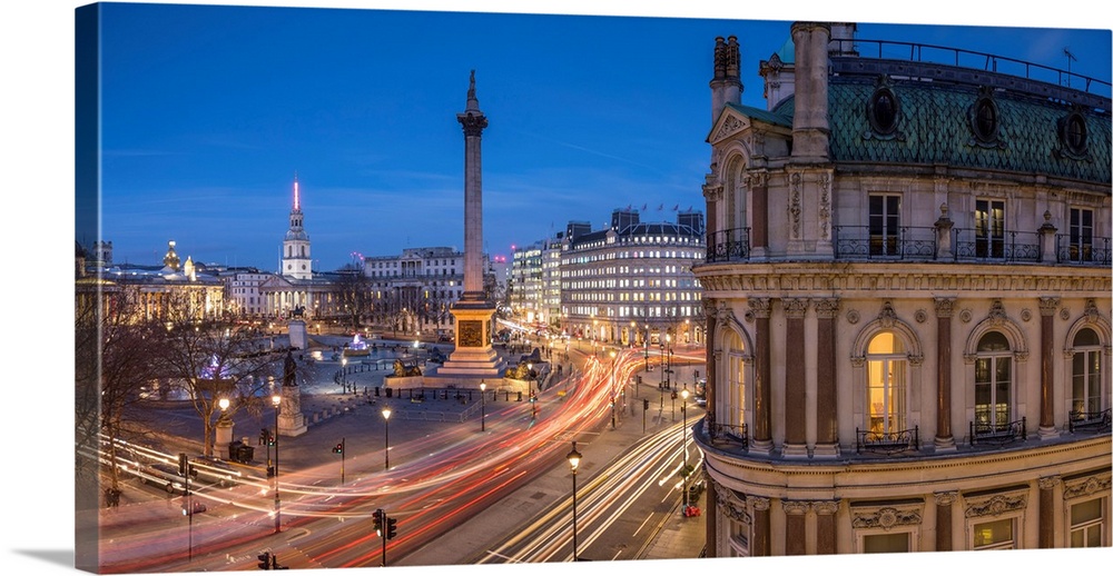 Trafalgar Square, London, England, Uk