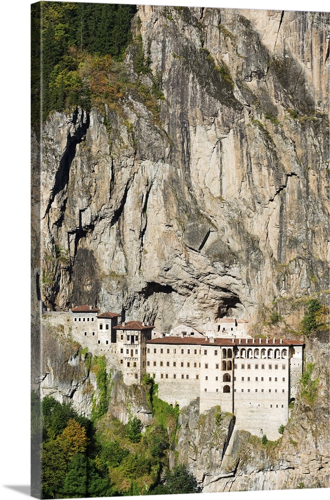 Turkey, Black Sea Coast, Sumela Monastery, Greek Orthodox Monastery of the Virgin Mary.