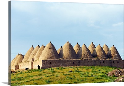 Turkey, Eastern Anatolia, village of Harran, beehive mud brick houses