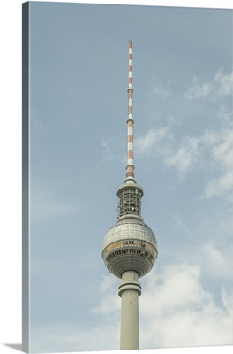 TV Tower (Berliner Fernsehturm), Alexanderplatz, Berlin, Germany