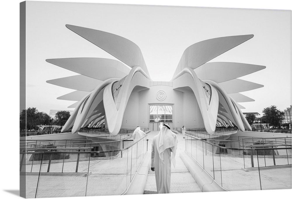 UAE Pavilion by Santiago Calatrava, Expo 2020, Dubai, United Arab Emirates.