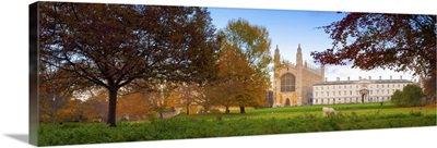 UK, England, Cambridgeshire, Cambridge, The Backs, King's College Chapel