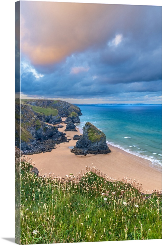 UK, England, Cornwall, Bedruthan Steps