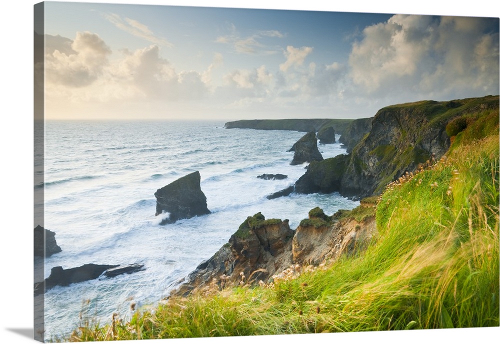 UK, England, Cornwall, Bedruthan Steps or Carnewas