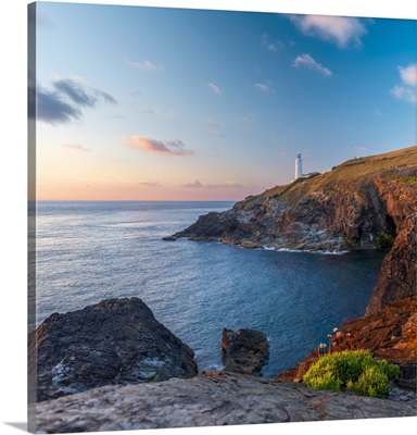 UK, England, Cornwall, Trevose Head, Stinking Cove, Trevose Head Lighthouse
