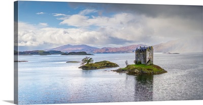 UK, Scotland, Argyll And Bute, Loch Linnhe, Appin, Castle Stalker