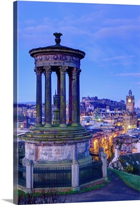 UK, Scotland, Edinburgh, Calton Hill, Stewart Monument