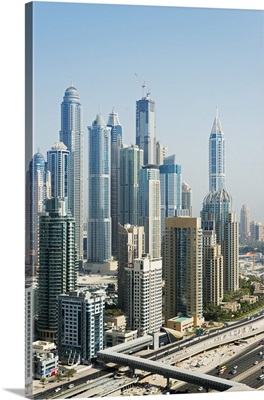 United Arab Emirates, Dubai, Dubai Marina buildings