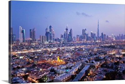 United Arab Emirates, Dubai, skyline of modern skyscrapers
