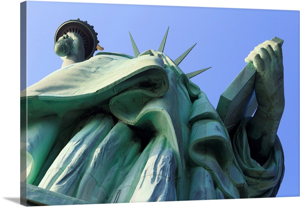 USA, New York City, Liberty Island, Statue of Liberty.