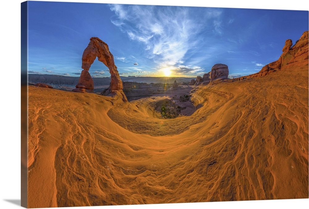 Utah, Moab, Arches National Park, Delicate Arch Wall Art, Canvas Prints