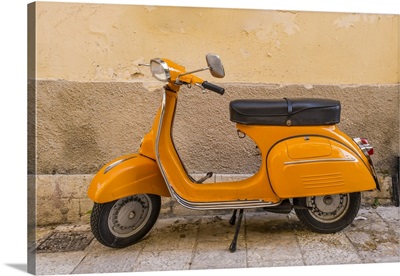 Vespa Moped, Corfu Town, Corfu, Ionian Islands, Greece