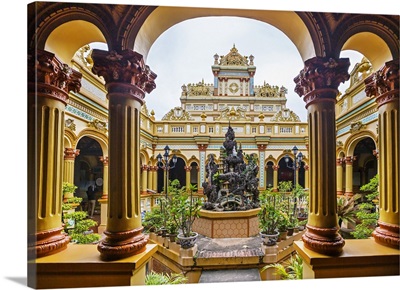 Vietnam, My Hoa, Tien Giang Province, Mekong Delta Region, Vinh Trang Temple