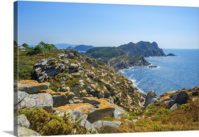 View From Alto Do Principe, Islas Cies, Vigo, Pontevedra, Galicia, Spain