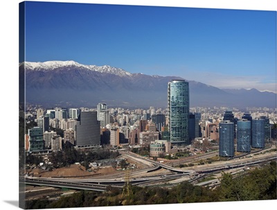 View from the Parque Metropolitano, Chile, Santiago