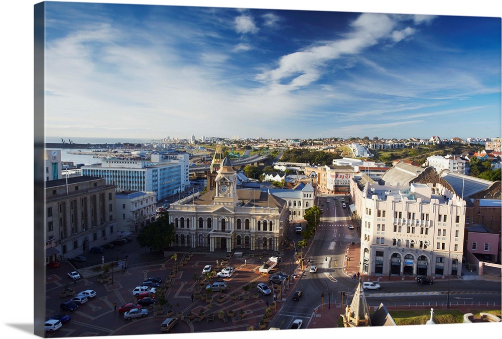 View of downtown Port Elizabeth, Eastern Cape, South Africa