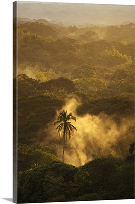 View Of Landscape Near Granada At Sunset, Maseta Central, Nicaragua