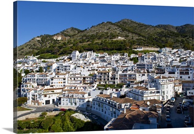 View of Mijas, white town in Costa del Sol, Andalusia, Spain