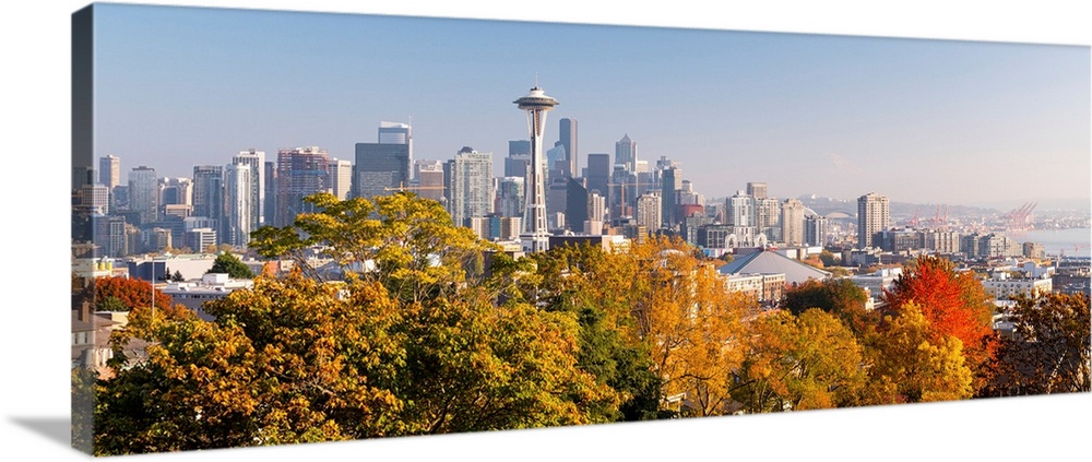 View of Seattle from Kerry Park, Seattle Washington, USA.