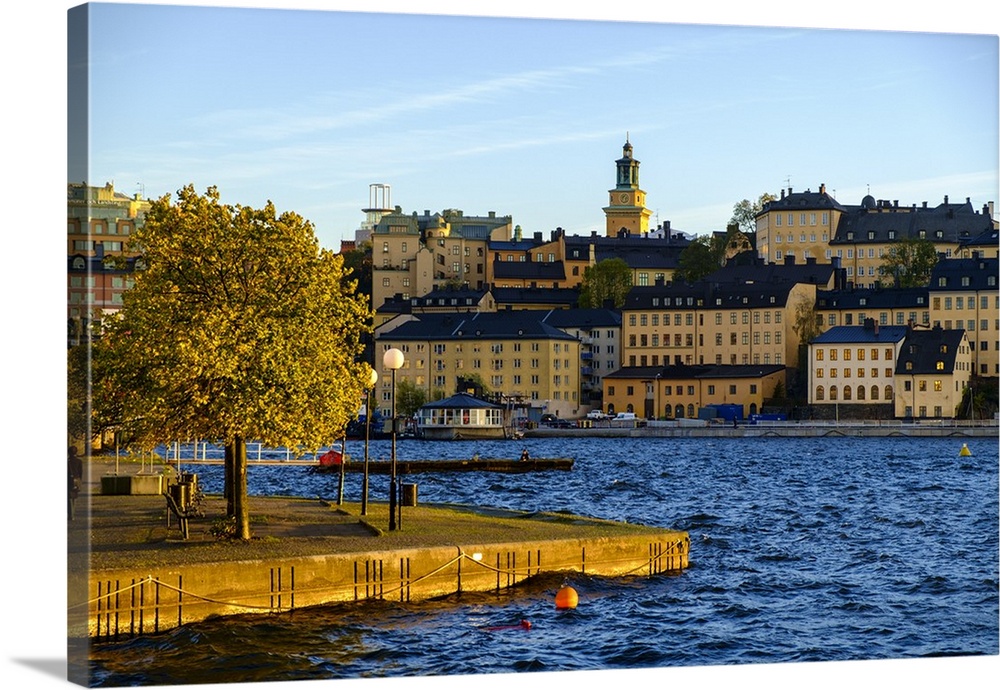 View of Sodermalm district in Stockholm, Sweden.