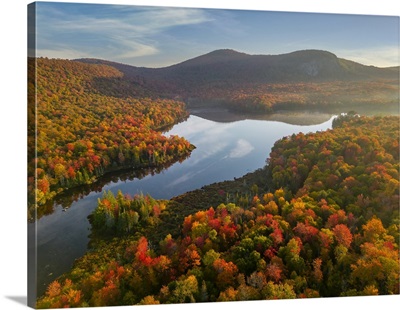 View Over Turtlehead Pond, Groton State Forest, Marshfield, Vermont, New England