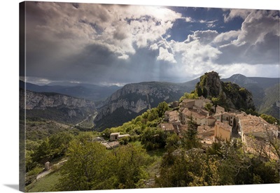 Village of Rougon, Canyon du Verdon, Provence-Alpes-Cote d'Azur, France