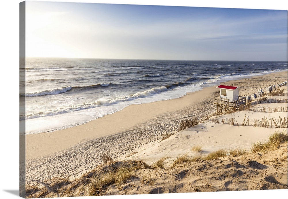 West beach near List, Sylt, Schleswig-Holstein, Germany.