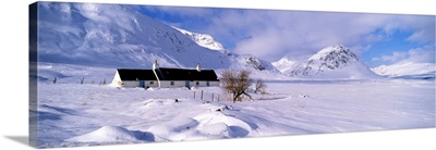 White Corries In Winter, Glen Coe, Highland Region, Scotland