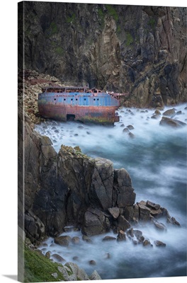 Wreck Of The MV RMS Mulheim, Cornwall, England, UK