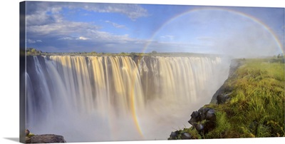 Zimbabwe, Victoria Falls, Victoria Falls National Park during rainy season