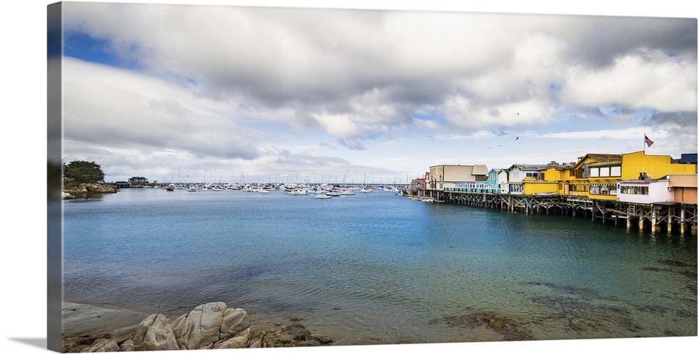Old Fisherman's Wharf and Sailboats, Carmel-by-the-sea