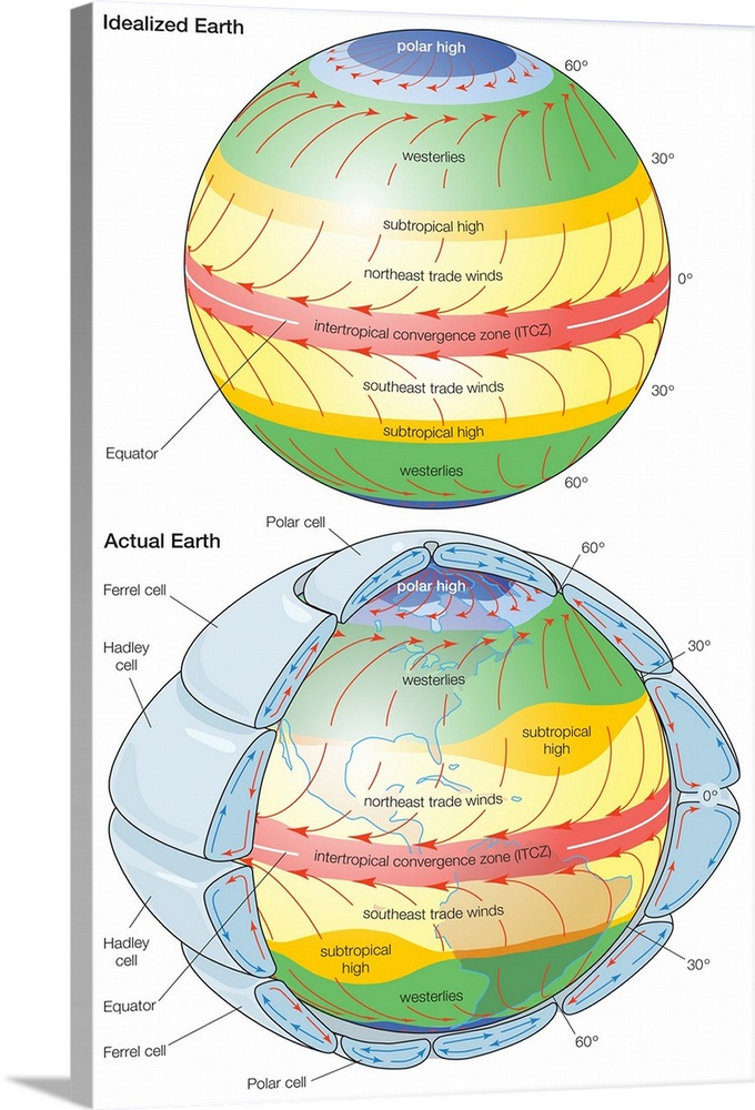 Global Circulation Patterns Diagram