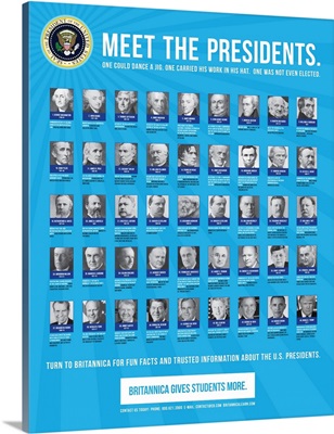 The Presidents Educational Poster, 2017