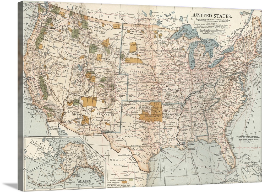 United States - Vintage Map