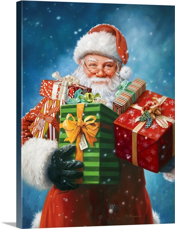 Santa's Visit | Great Big Canvas