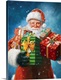 image thumbnail of Santa delivering presents.