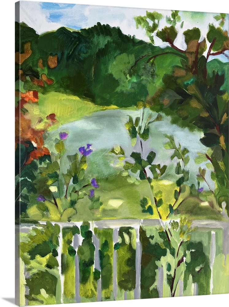 Hibiscus By The Lake