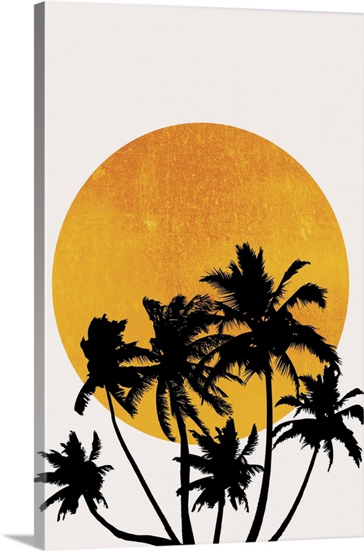 Miami Beach Sunset Wall Art, Canvas Prints, Framed Prints, Wall Peels