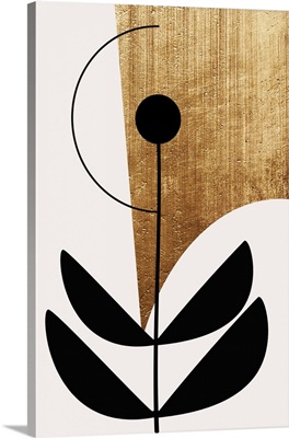 Nara Nero printed as a Stretched Canvas Print