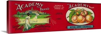 Academy Cherry Label, San Francisco, CA