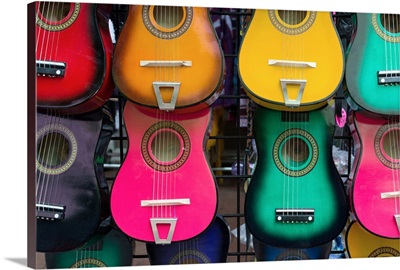 Acoustic Guitars on Wall