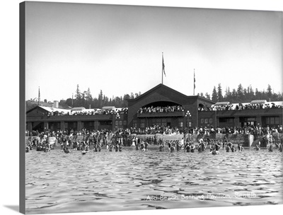 Alki Beach Bathing Pavilion, Seattle, WA
